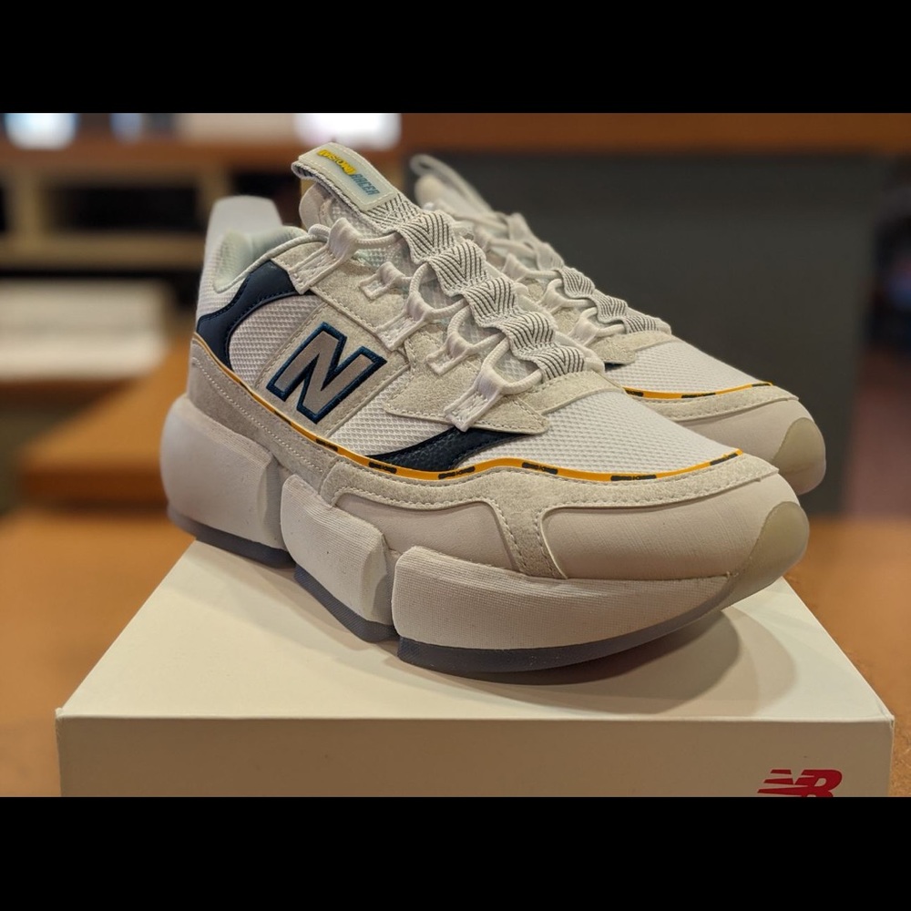Jaden smith new balance vision racer white